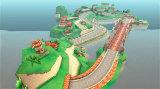 Mario Kart Double Dash Mushroom Bridge