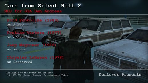 Cars from Silent Hill 2