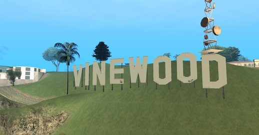 Vinewood Sign From GTA V