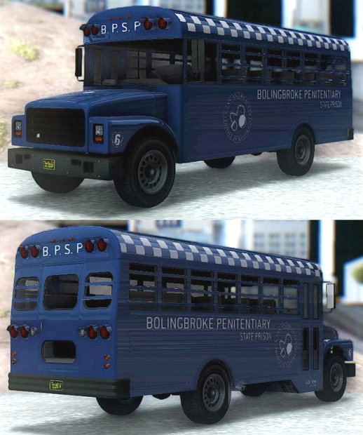GTA V Vapid Police Prison Bus