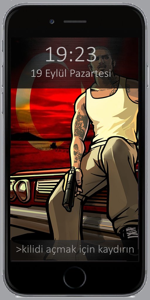 GTA San Andreas Turk - Turkish iPhone 6 Cellphone