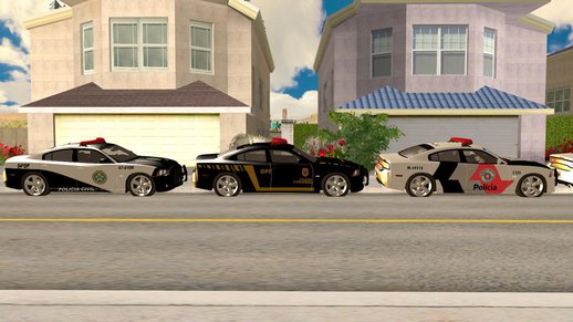 Dodge Charger SRT8 Police Of Brazil + Cleo Mod