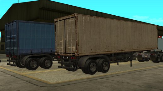 GTA V Container & Curtainside Trailers