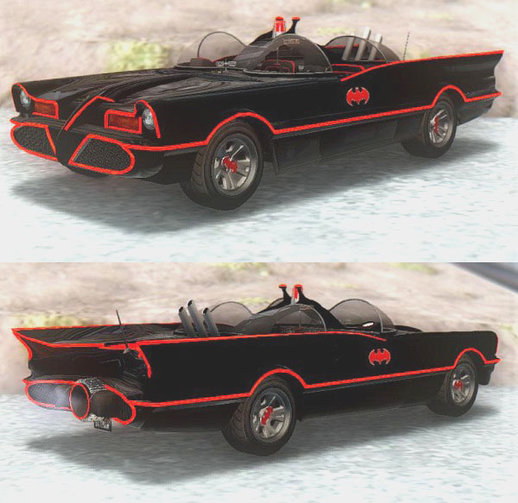 GTA V Vapid Peyote Batmobile 66