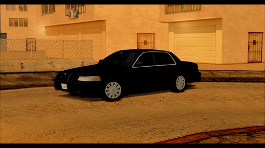 2011 Unmarked Crown Victoria - Cvpi Release (colorable)