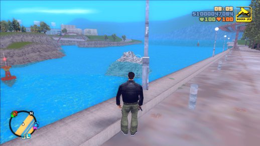 GTA 3 Visible Water