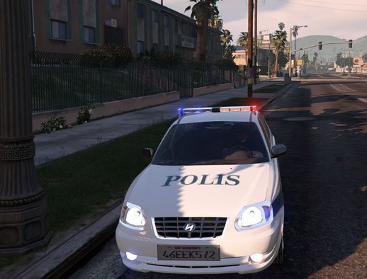 Hyundai Accent Admire Turkish Police