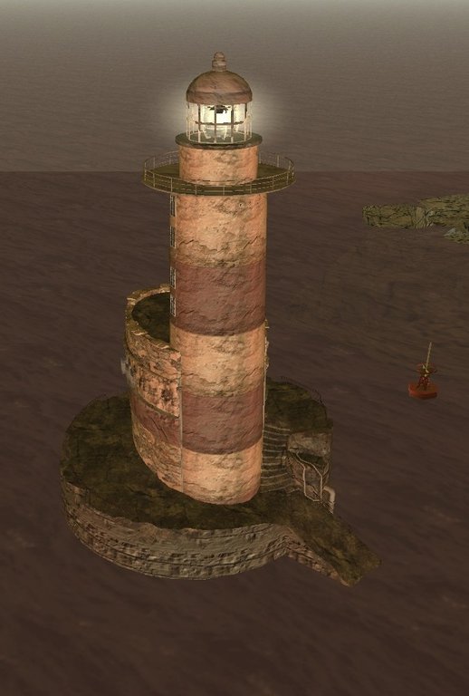 Abandoned Lighthouse And Caretaker Darkel