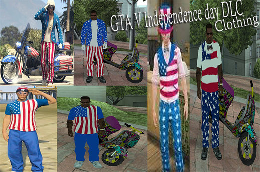 Independence Day GTA V DLC Clothing