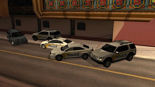 Metro Police Pack (Gold/Blue)