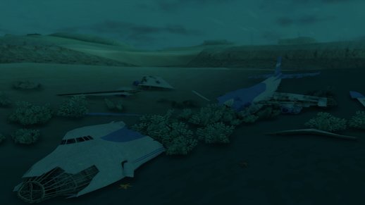 GTA V [ Cargo Plane Underwater ]