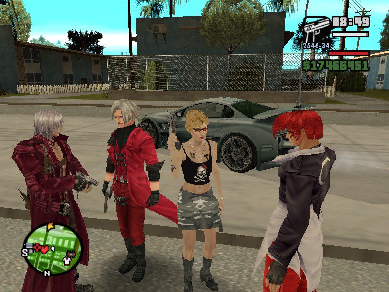 GTA San Andreas Nm Girl Skin for Android Mod - GTAinside.com