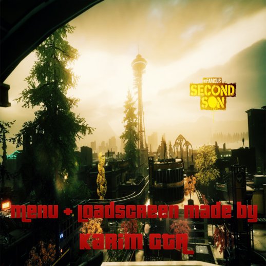 inFAMOUS Second Son Menu and Loadscreen V.2