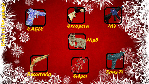  Christmas Weapons Pack