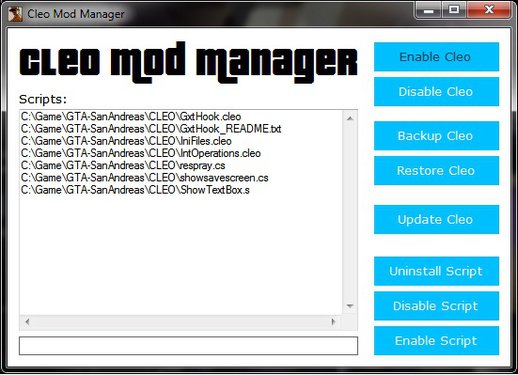 CLEO Mod Manager