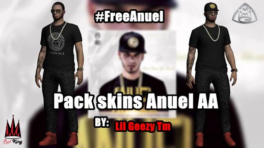 Pack Skins Of Anuel AA For GTA SA