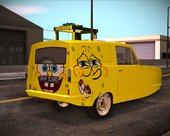 Reliant Robin Supervan III - Spongebob version