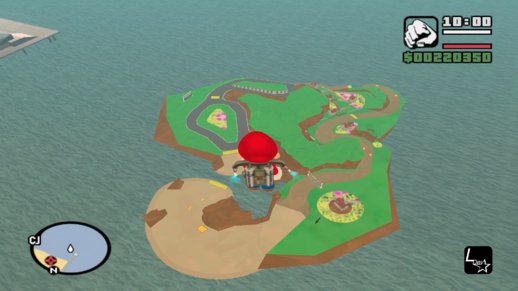 Mario Kart Map - Rooster Island