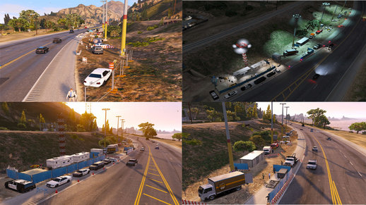 Highway Police Checkpoint [Menyoo Map] V1.1