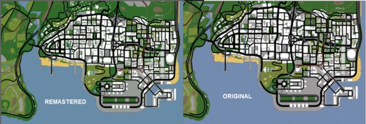 Remastered Map HD for GTA San Andreas
