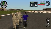 GTA:SA Android Army protection (army skin link in description)