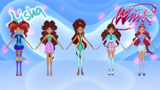 Aisha Outfits Pack from Winx: Butterflix Adventures