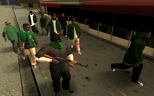 More gang skins in game