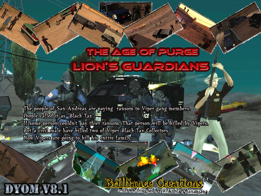 The Age of Purge DYOM S.W.A.T Mission 6 Lions Guardians