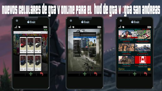 GTA V cell phones online for GTA V Hud