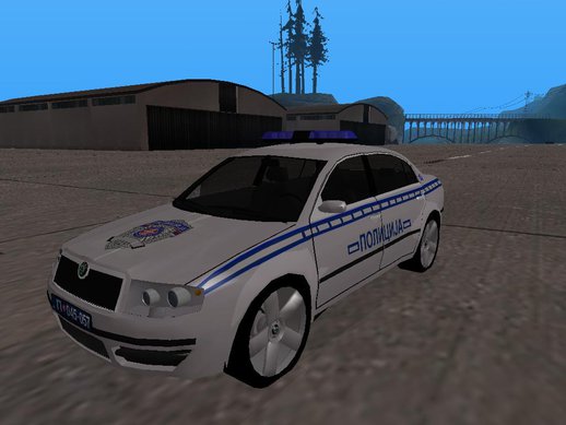 Skoda Superb Serbian Police