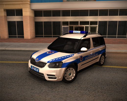 Škoda Yeti Serbian Border Police