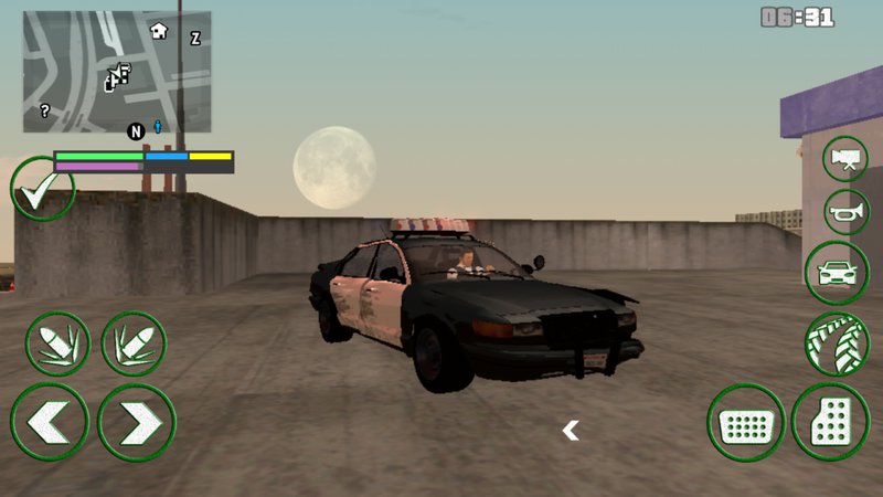 GTA San Andreas GTA IV Police dff only for Android Mod 