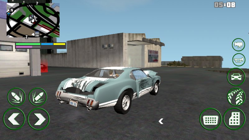 GTA San Andreas GTA V Sabre dff only for Android Mod 