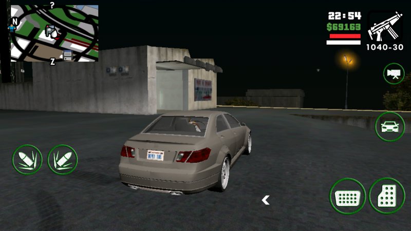 GTA San Andreas GTA V Schafter Dff only for Android Mod 