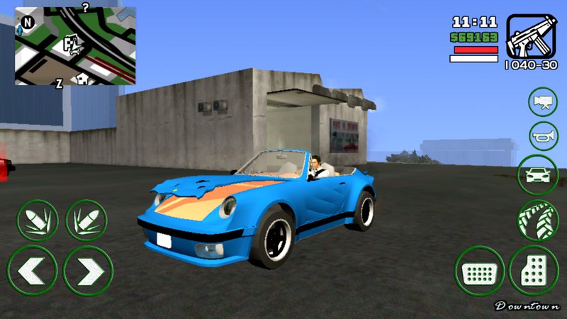 GTA San Andreas GTA V Comet Retro Dff only for Android Mod 