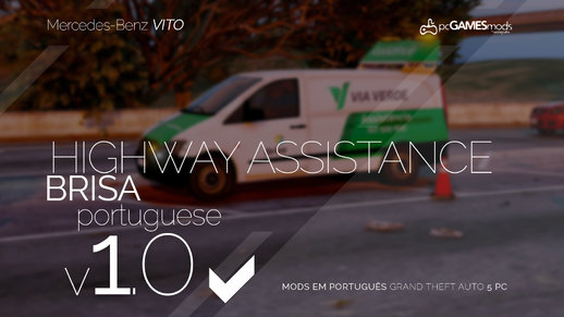 Portuguese Brisa - Highway Assistance - Mercedes-Benz Vito [Add-On] v1.0