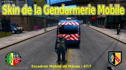 Skin d'un Gendarme Mobile