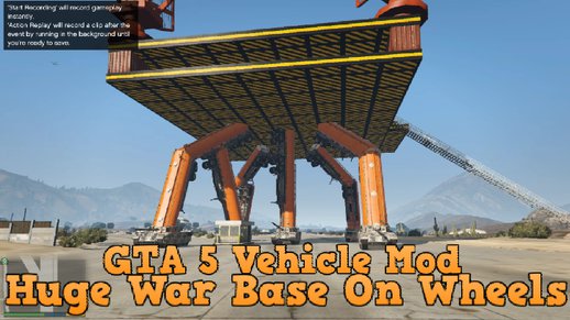 Huge War Base On Wheels [Menyoo]