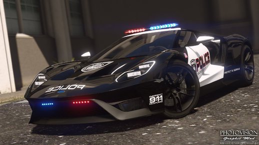 2017 Ford GT | Hot Pursuit Police [Add-On / Replace | Template]