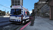 Portuguese Firefighters, INEM, PEM'S, Red Cross Ambulance - Mercedes Sprinter [Replace] v3.0