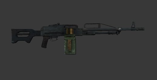 Battlefield 4 PKM Light Machine Gun