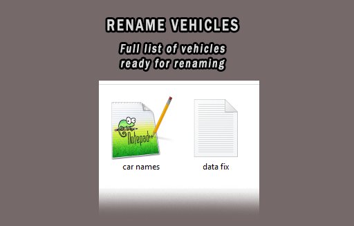 Rename Vehicles 1.2