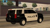 2015 Chevy Tahoe Area Police Department