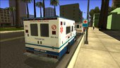 Ambulan GTA V - Adapted GTA SA (4 versions in one[paintjob])
