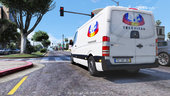 Portuguese Social Communications Service - Mercedes-Benz Sprinter Low Roof [Replace | Livery] v1.0
