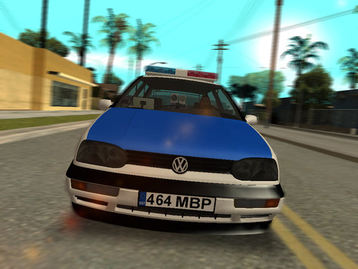 Volkswagen Golf Mk3 Estonian Police