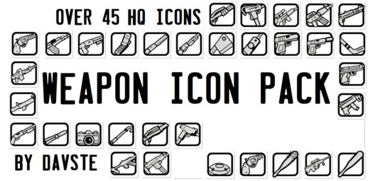 45 HQ Weapon Icons V4