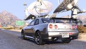 Nissan Skyline GT-R 34 2002 [Add-On / Replace | Animated | Template] v1.0