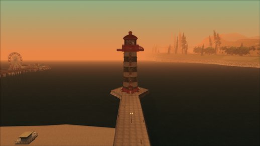 Lighthouse With Interior And Reflector