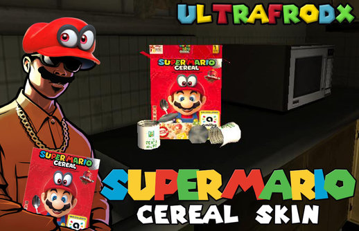 Super Mario Cereal Skin